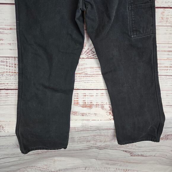 Dickies Mens Black Jeans Fits 34X30 Classic Rugged Outdoor Heavy Denim Cabin - Picture 6 of 12